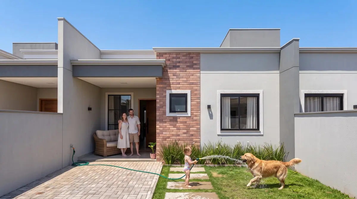Casa 2 quartos à venda em Meia Praia, Navegantes — Casa geminada á venda no bairro Meia Praia!
